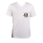 Camiseta PV Gola V Branca