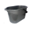 Balde Retangular Cinza 45cm
